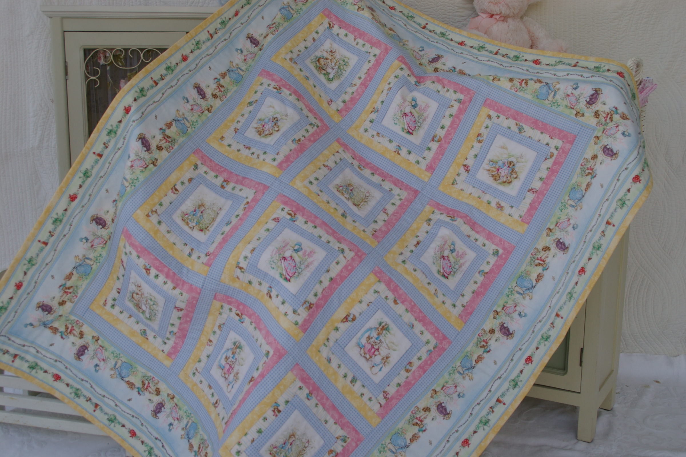 A Bunny’s Tale Cot Quilt
