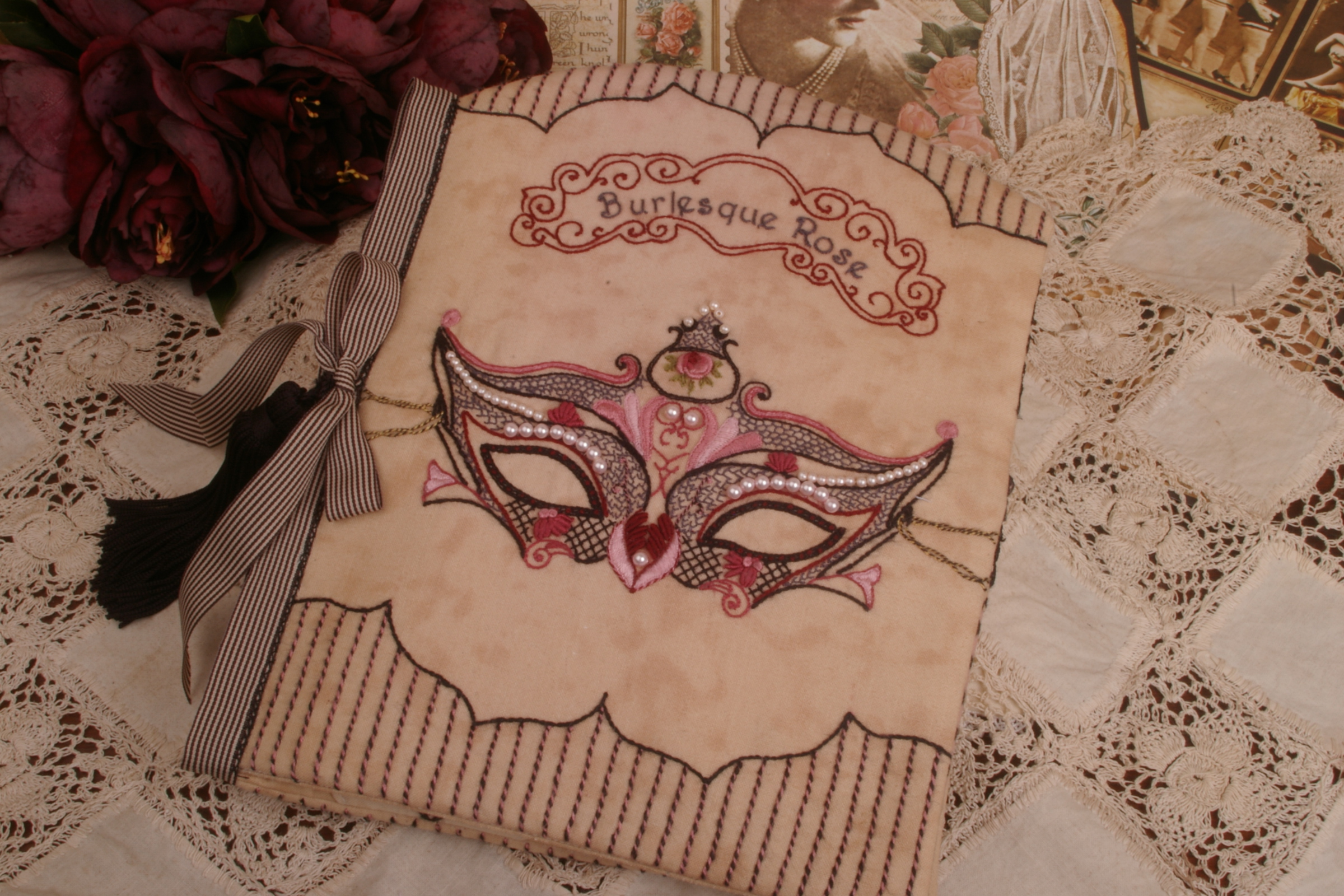Burlesque Rose Needlework Folder